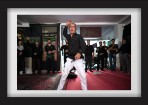 A mourning ceremony for Imam Hossein. These take place on the 9th and 10th of Muharram. Saeed is the leader and Maddah, the one who performs ceremonial singing during the event. Most people in this ceremony are members of Narcotics Anonymous and are former drug users. 12.10.2016